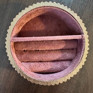 Target Gold and Pink Jewelry Box